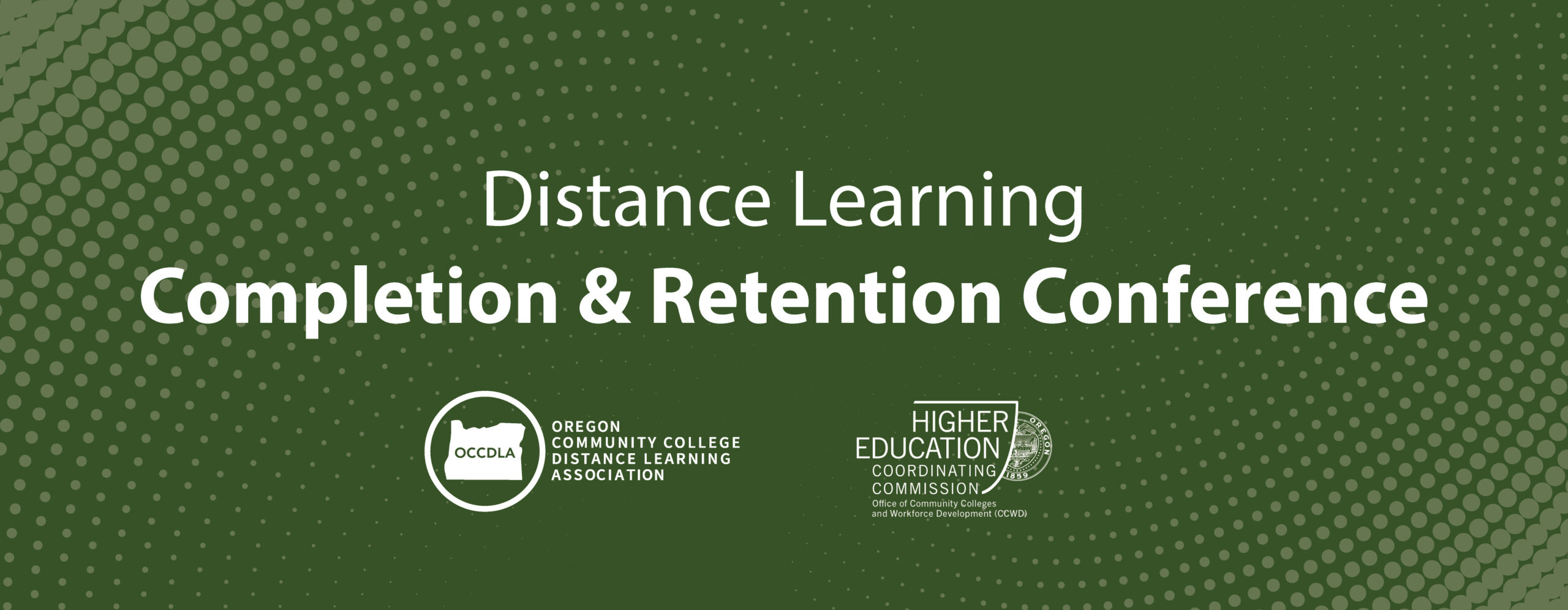 OCCDLA-SCRC-Banner Distance Learning Completion & Retention Conference banner image