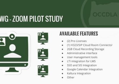 Zoom Pilot Study Tested Features