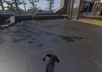 Screenshot of the Home Pavilion Area running on the HTC Vive System